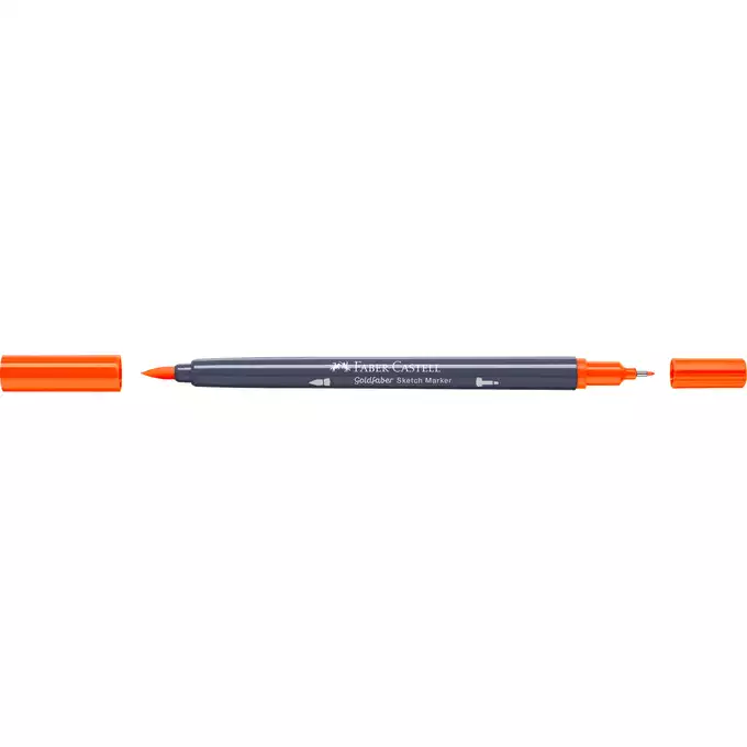 DWUSTRONNY PISAK GOLDFABER SKETCH FABER-CASTELL, 115 DARK CADMIUM ORANGE