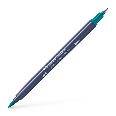 DWUSTRONNY PISAK GOLDFABER SKETCH FABER-CASTELL, 313 DARK COBALT GREEN