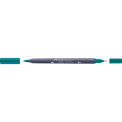 DWUSTRONNY PISAK GOLDFABER SKETCH FABER-CASTELL, 313 DARK COBALT GREEN