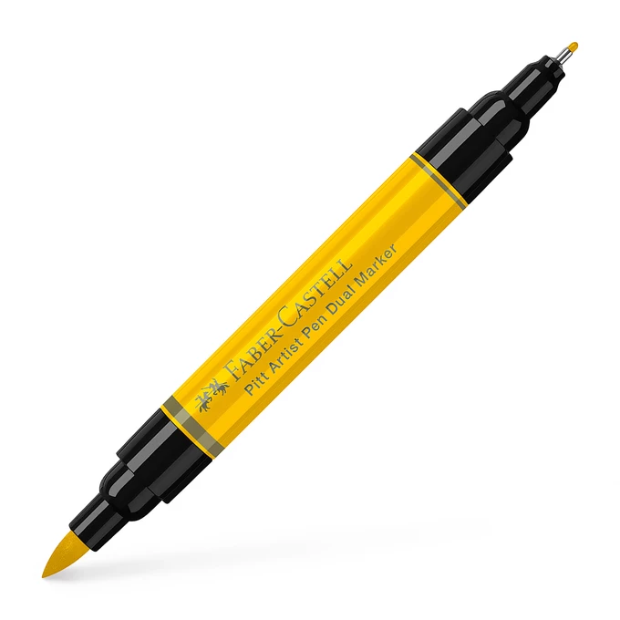 DWUSTRONNY PITT ARTIST PEN FABER-CASTELL, 107 CADMIUM YELLOW