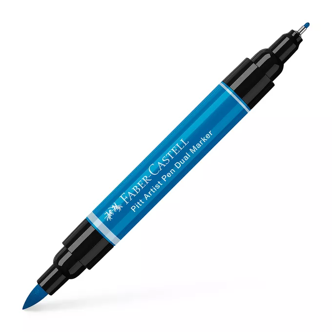 DWUSTRONNY PITT ARTIST PEN FABER-CASTELL, 110 PHTHALO BLUE