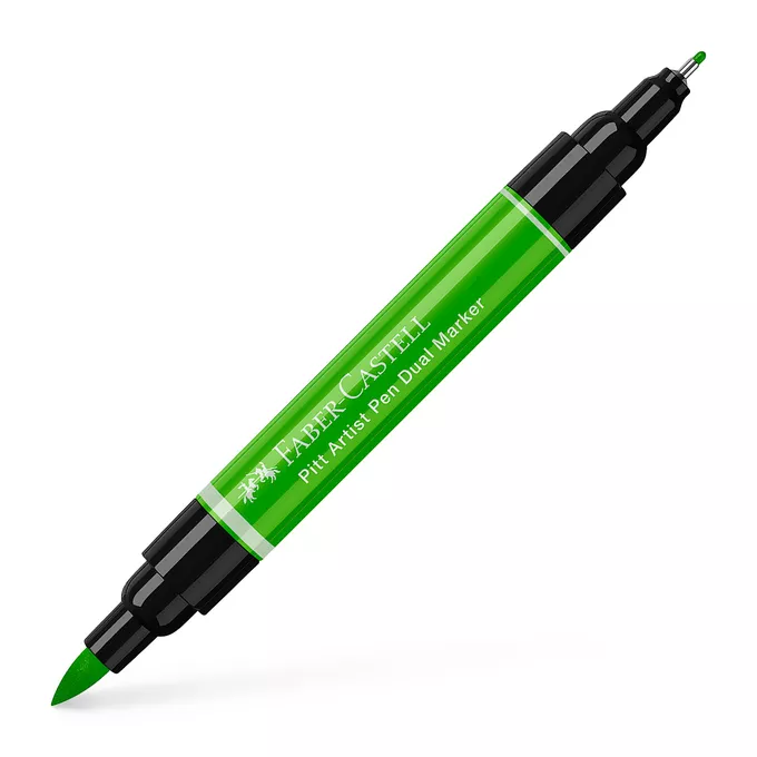 DWUSTRONNY PITT ARTIST PEN FABER-CASTELL, 112 LEAF GREEN