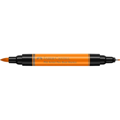 DWUSTRONNY PITT ARTIST PEN FABER-CASTELL, 113 ORANGE GLAZE