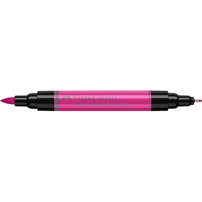 DWUSTRONNY PITT ARTIST PEN FABER-CASTELL, 125 MIDDLE PURPLE PINK