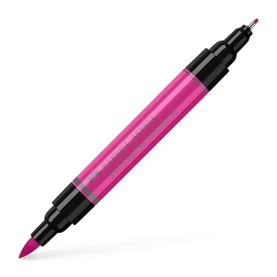 DWUSTRONNY PITT ARTIST PEN FABER-CASTELL, 125 MIDDLE PURPLE PINK