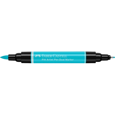 DWUSTRONNY PITT ARTIST PEN FABER-CASTELL, 154 LIGHT COBALT TURQUOISE