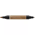 DWUSTRONNY PITT ARTIST PEN FABER-CASTELL, 180 RAW UMBER