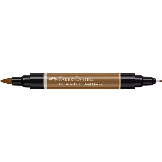 DWUSTRONNY PITT ARTIST PEN FABER-CASTELL, 180 RAW UMBER