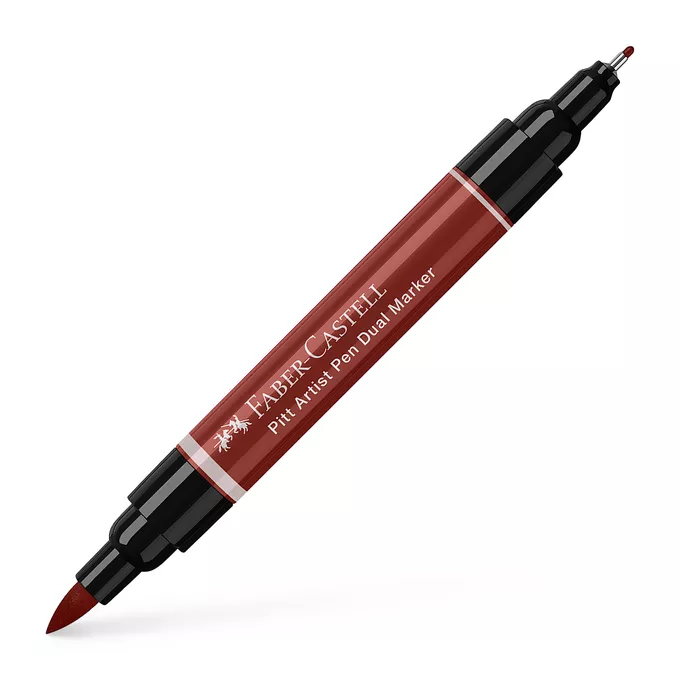 DWUSTRONNY PITT ARTIST PEN FABER-CASTELL, 192 INDIA RED