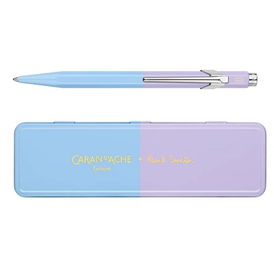 Długopis Caran d’Ache 849 Paul Smith Edycja #4 w pudełku Sky Blue/Lavender