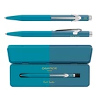 Długopis Caran d’Ache 849 Paul Smith Edycja #4 w pudełku Sky Cyan/Steel