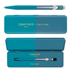 Długopis Caran d’Ache 849 Paul Smith Edycja #4 w pudełku Sky Cyan/Steel