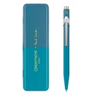 Długopis Caran d’Ache 849 Paul Smith Edycja #4 w pudełku Sky Cyan/Steel