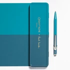 Długopis Caran d’Ache 849 Paul Smith Edycja #4 w pudełku Sky Cyan/Steel