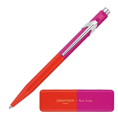 Długopis Caran d’Ache 849 Paul Smith Edycja #4 w pudełku WarmRed / MelrosePink