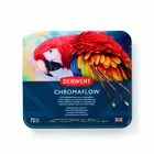 Kredka Chromaflow Derwent, 72 szt. w pudełku metalowym