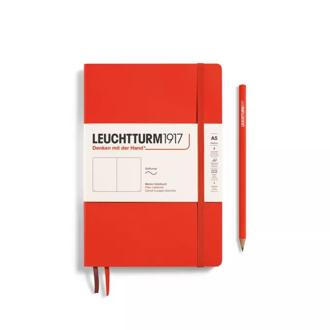 NOTATNIK LEUCHTTURM1917 MEDIUM (A5) MIĘKKA OPRAWA LOBSTER