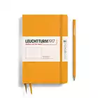 NOTATNIK LEUCHTTURM1917 PAPERBACK B6+, TWARDA OPRAWA, RISING SUN