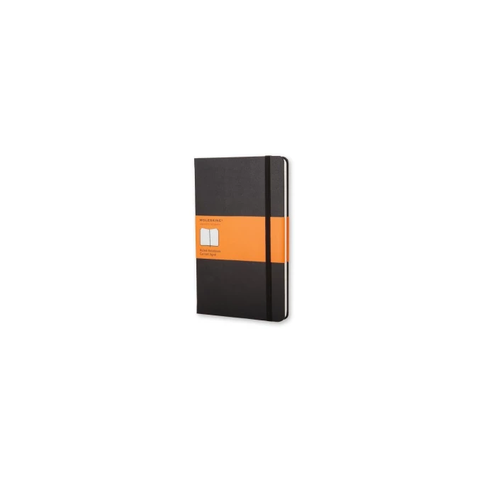 NOTES MOLESKINE CLASSIC L (13X21CM) W LINIE, TWARDA OPRAWA, 240 STRON, CZARNY