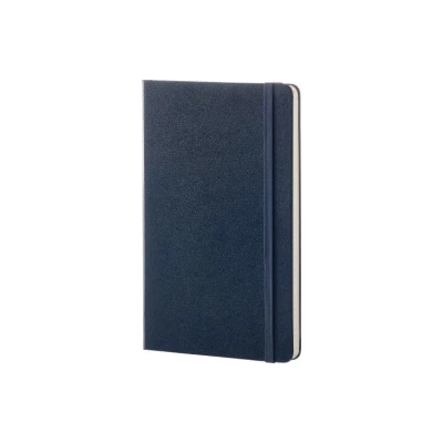 NOTES MOLESKINE CLASSIC L (13X21CM) W LINIE, TWARDA OPRAWA, SAPPHIRE BLUE, 240 STRON, NIEBIESKI