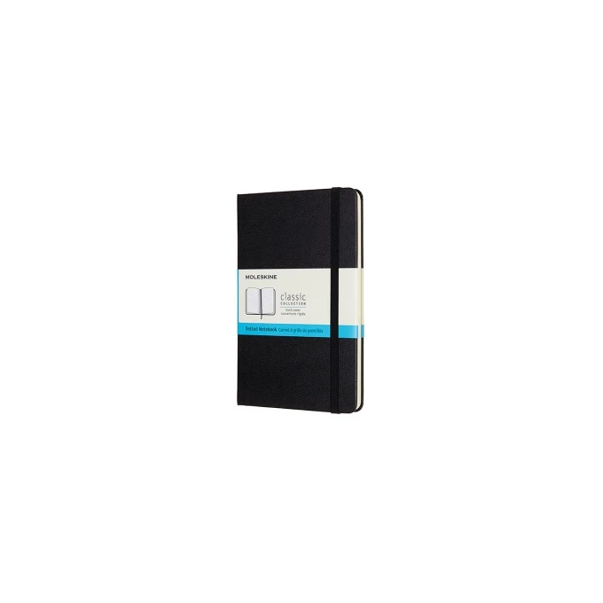 NOTES MOLESKINE CLASSIC M, 11,5X18 CM, W KROPKI, TWARDA OPRAWA, 208 STRON, CZARNY