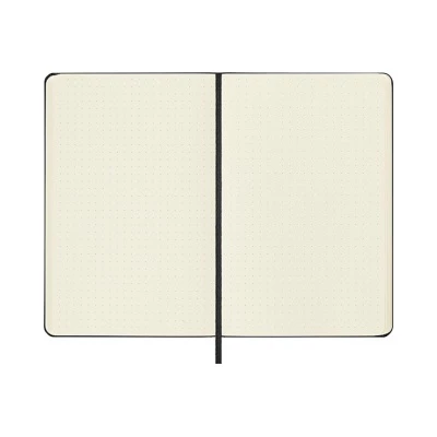 NOTES MOLESKINE CLASSIC M, 11,5X18 CM, W KROPKI, TWARDA OPRAWA, 208 STRON, CZARNY