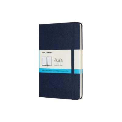 NOTES MOLESKINE CLASSIC M (11,5X18 CM) W KROPKI, TWARDA OPRAWA, SAPPHIRE BLUE, 208 STRON, NIEBIESKI