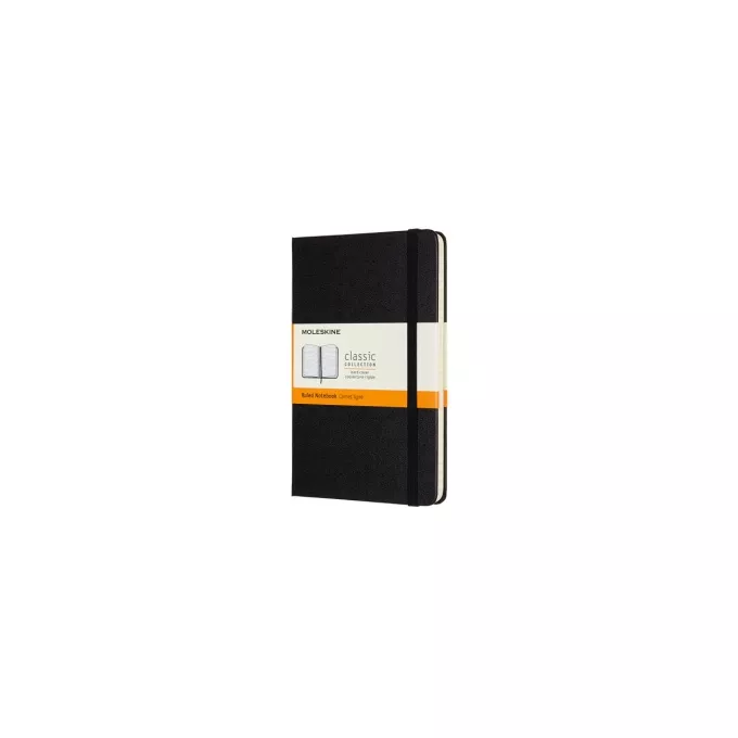 NOTES MOLESKINE CLASSIC M (11,5X18 CM) W LINIE, TWARDA OPRAWA, 208 STRON, CZARNY