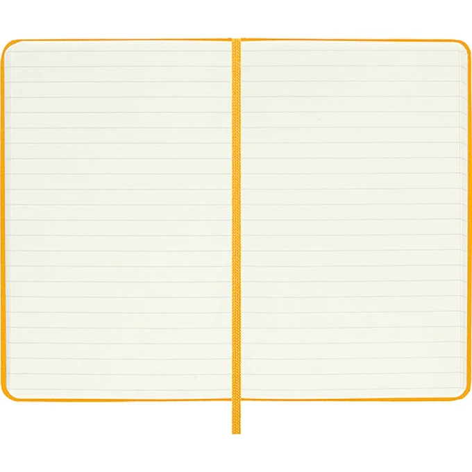 NOTES MOLESKINE CLASSIC P (9X14 CM), W LINIE, TWARDA OPRAWA, ORANGE YELLOW, 192 STRONY, POMARAŃCZOWY