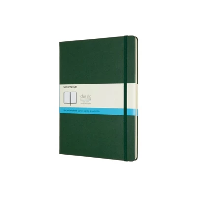 NOTES MOLESKINE CLASSIC XL (19X25CM) W KROPKI, TWARDA OPRAWA, MYRTLE GREEN, 192 STRONY, ZIELONY