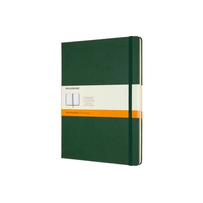 NOTES MOLESKINE CLASSIC XL (19X25CM) W LINIE, TWARDA OPRAWA, MYRTLE GREEN, 192 STRONY, ZIELONY