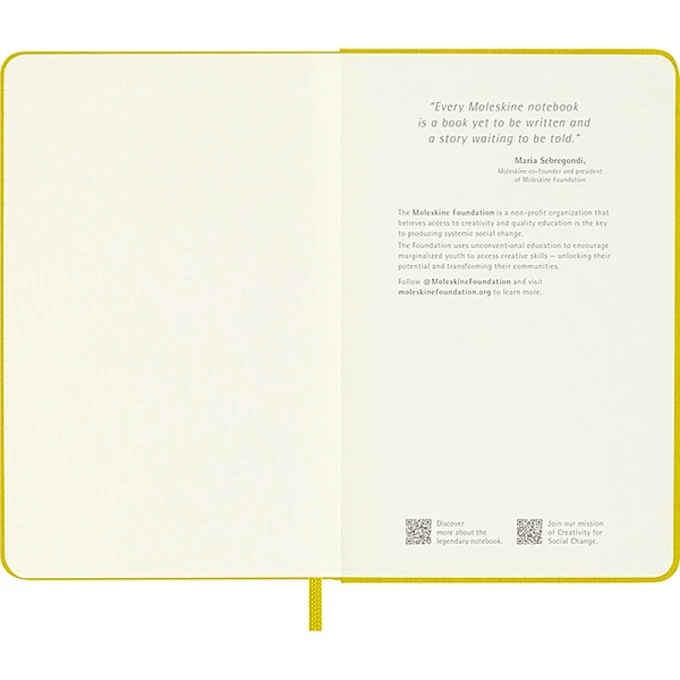 NOTES MOLESKINE P (9x14CM) LINIE, TWARDA OPRAWA, HAY YELLOW, 192 STRONY