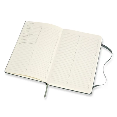 NOTES MOLESKINE PROFESSIONAL L (13X21 CM), TWARDA OPRAWA, FOREST GREEN, 240 STRON, ZIELONY