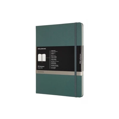 NOTES MOLESKINE PROFESSIONAL XL (19X25 CM), TWARDA OPRAWA, FOREST GREEN, 192 STRONY, ZIELONY