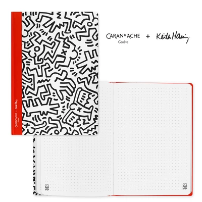 Notes A5 Keith Haring, kropki