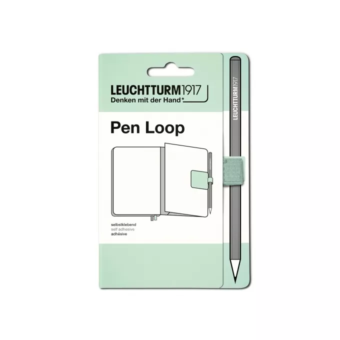 SZLUFKA NA DŁUGOPIS/OŁÓWEK (PEN LOOP) LEUCHTTURM1917 NATURAL COLOURS MINT GREEN