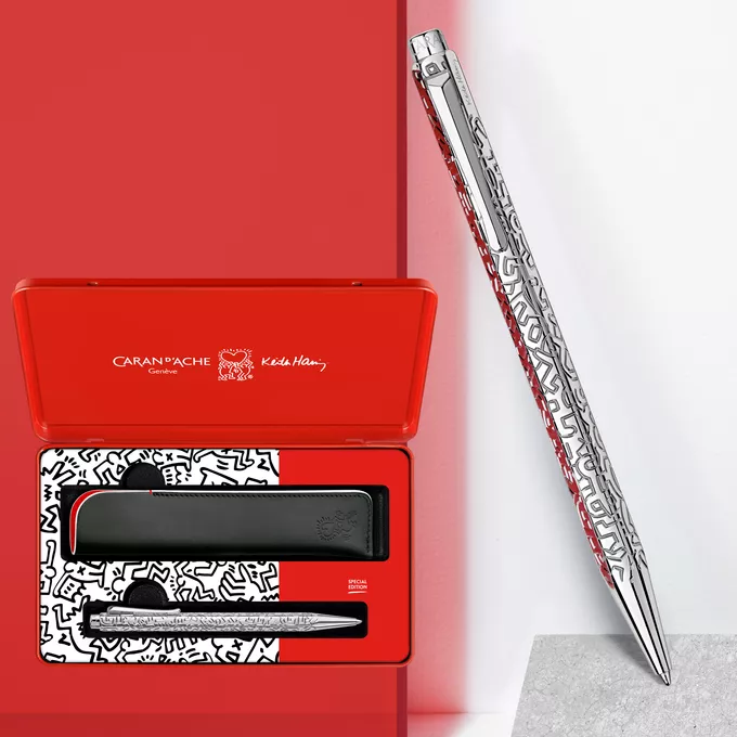 Zestaw upominkowy długopis Ecridor Keith Haring z etui