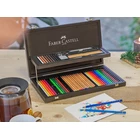 ART&amp;GRAPHIC KOMPENDIUM KASETA DREWNIANA 53 ELEMENTY, FABER-CASTELL