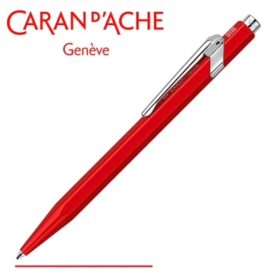 Długopis Caran d’Ache 849 Classic Line, czerwony z czerwonym wkładem