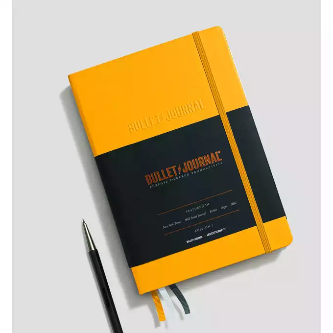 NOTATNIK LEUCHTTURM1917 BULLET JOURNAL 120G, MEDIUM (A5), ŻÓŁTY