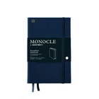 NOTATNIK Z ORGANIZEREM MONOCLE BY LEUCHTTURM1917, PAPERBACK (B6+), GRANATOWY W KROPKI