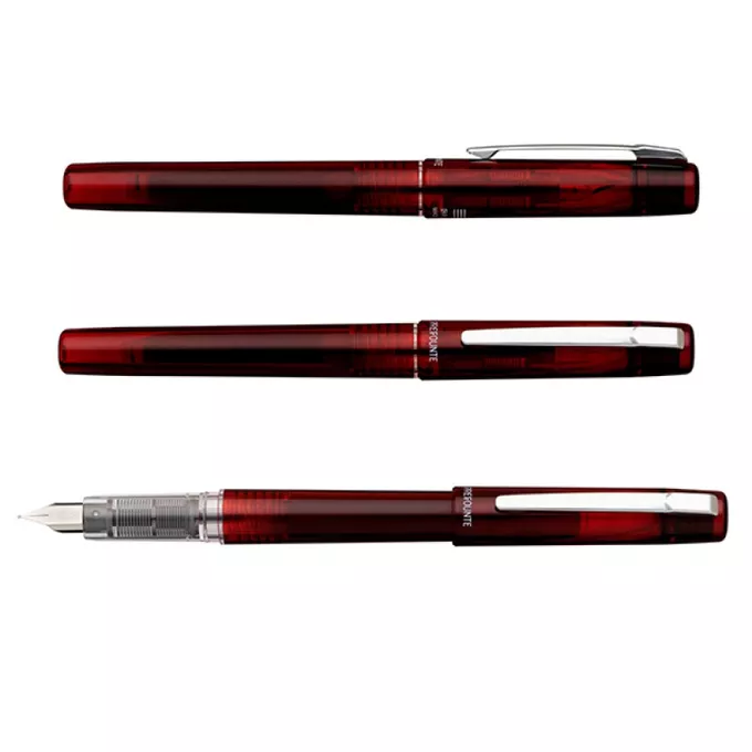 PIÓRO WIECZNE PLATINUM, PREFOUNTE CRIMSON RED, BORDOWE