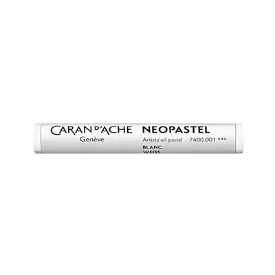 Pastela olejna Caran d’Ache NeoPastel, kolor 001 White