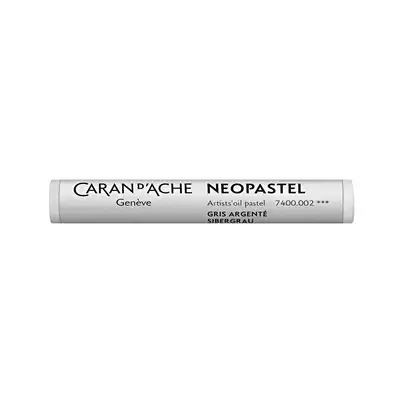 Pastela olejna Caran d’Ache NeoPastel, kolor 002 Silver Grey