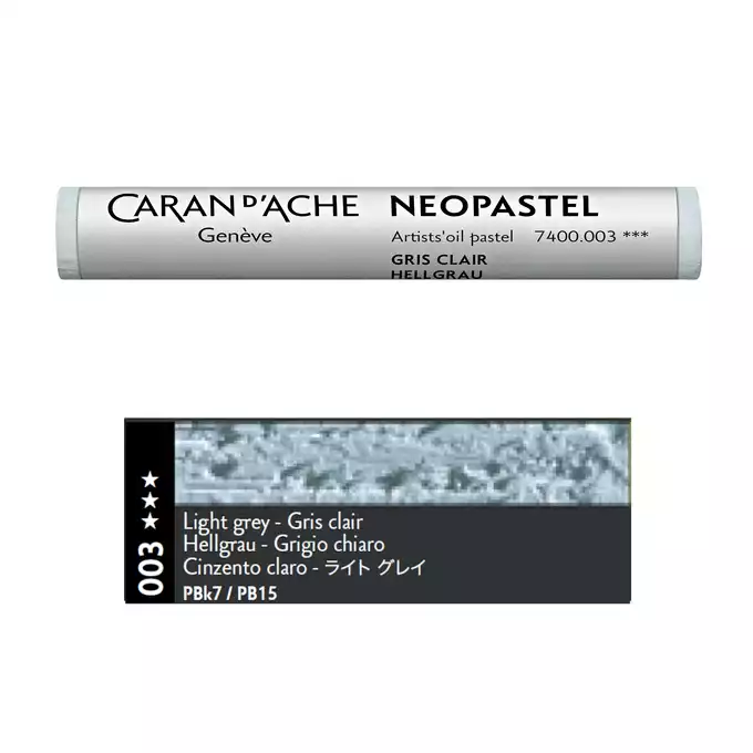 Pastela olejna Caran d’Ache NeoPastel, kolor 003 Light Grey