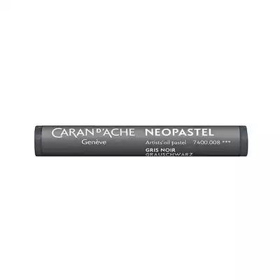 Pastela olejna Caran d’Ache NeoPastel, kolor 008 Greyish Black