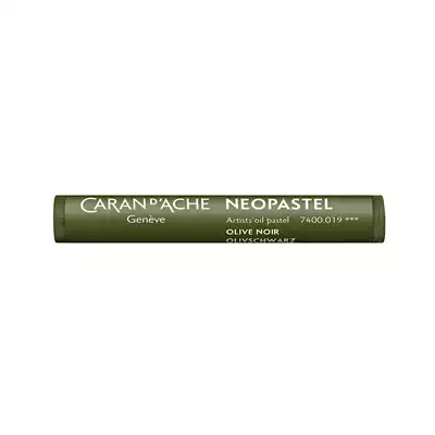 Pastela olejna Caran d’Ache NeoPastel, kolor 019 Olive Black