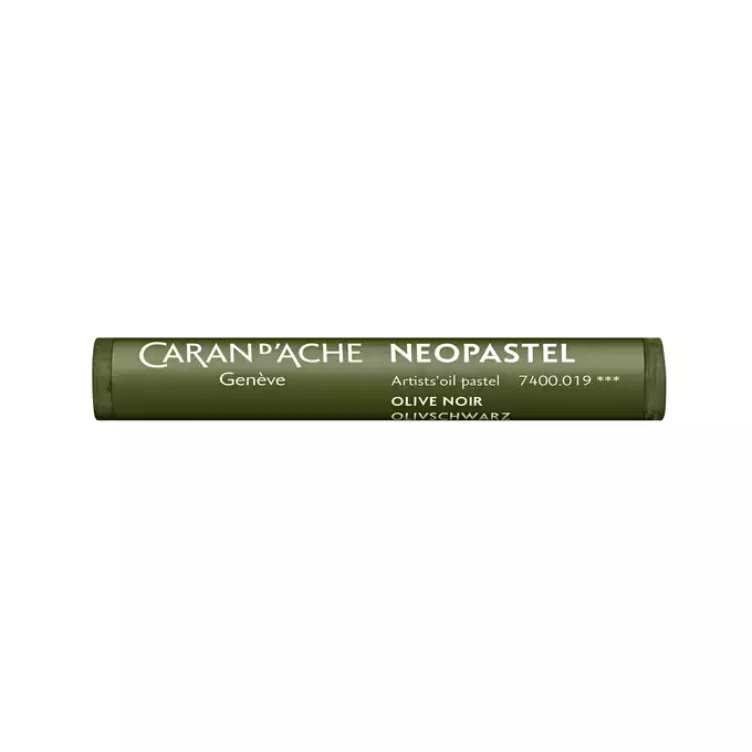 Pastela olejna Caran d’Ache NeoPastel, kolor 019 Olive Black