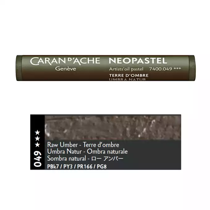 Pastela olejna Caran d’Ache NeoPastel, kolor 049 Raw Umber