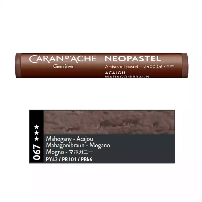 Pastela olejna Caran d’Ache NeoPastel, kolor 067 Mahogany